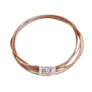 New RF Coaxial cable M17/93-RG178 / 100 feet Single Shielded RF Coaxial Cable