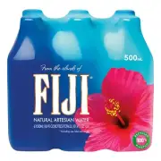 Natural Artesian Bottled Water 500 mL / 16.9 Fl Ounce (Pack of 6) - 100% Re