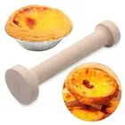 Double Side Baking Supplies Wooden Egg Tart Tamper Cake Tools Pastry Pusher