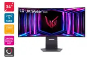 LG 34" UltraGear Curved Ultrawide OLED WQHD 240Hz Freesync Gaming Monitor - 34GS95QE-B