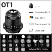 SoonPho OT1 Focalize Conical Snoots Photo Optical Condenser W/ 28 Graphics Card