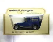 MATCHBOX MODELS OF YESTERYEAR, 1927 Talbot Y-5 Menier Chocolat.
