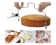 1x Cake Cutter Leveller Leveler Decorating Wire Slicer Cutting Tool Stainless Steel
