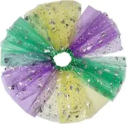 [Baluue] Sequin Skirt for Women Glitter Costume Skirt with Elastic Waistband Shimmering Decorative for Party Dance Performances Multi Color Festive Attire