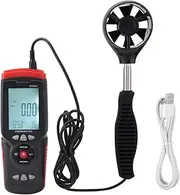 Gearwell Digital USB Anemometer, GT8907 Wind Speed Meter, Air Sensor, Multifunction Temperature Tester, HVAC Measurement Tool, Environmental Monitoring Device