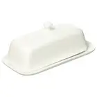 Bia Cordon Bleu 901114 Porcelain Covered 2-Piece Butter Dish 8.25" X 3.5" White