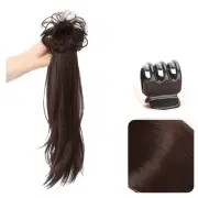 Long Hair Simulation Hair Claw Natural Wig Ponytail For Women
