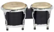 Mano Percussion MP560BK 4/5 Inch Junior Tunable Bongos Black