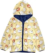 [Caihoyu] Toddler Sherpa Jacket Baby Zip Up Jacket Toddler Girl Fleece