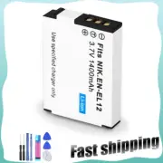1x 1400mah EN-EL12 Battery for Nikon Coolpix S9300 P340 P330 P310 P300