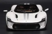 Bburago 1:18 Ferrari DAYTONA SP3 White Diecast Model Racing Car New In Box