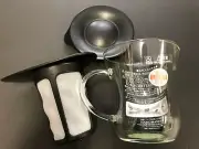 Hario One Cup Tea Maker 200ml Black OTM-1B 1 Cup from JAPAN