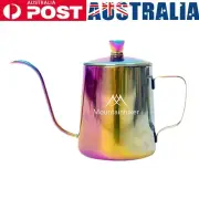 350ml Drip Hand Punch Pot 304 Stainless Steel Gooseneck Kettle for Home Office