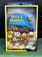 National Geographic Rock & Mineral Starter Kit – 10 Specimens –