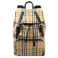 在飛比找PChome24h購物優惠-BURBERRY 8081476 RUCKSACK 格紋翻蓋