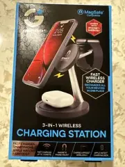 Smartgear 3-in-1 Wireless Charge Station Qi Enabled for Airpods IPhone Android