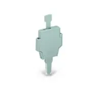 A●5pcs WAGO 281-511 Fuse Plug with Pull-tab 6 mm Wide Gray New