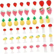 VICASKY Pedicure Toe Separators 24 Pack Sturdy Silicone Toe Protector for Nail Polish for Nail Art Projects