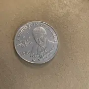 Jimmy Stewart Actor Mardi Gras Doubloon New Orleans Krewe Jefferson