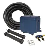 EasyPro LA2 Stratus KLC Koi Pond Aeration Kit with Compressor, Diffuser, Tubing