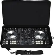 Hzycwgone Case for Hercules Inpulse 500,for Native Instruments Traktor Kontrol S4 Mk3,for Pioneer DJ DDJ-SR2/SR,DJ Controller Travel Carry Cover Shoulder Bag Backpack for Headphone,Tablet,Cable(Black)
