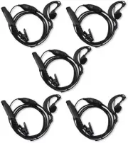 Earpiece Headset PPT for BAOFENG Radio UV-9R BF-9700 BF-A58 UV-9Rplus (5PCS)