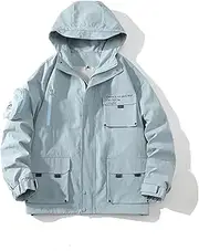 [ALTALIVA] Men's 3 in 1 Waterproof Ski Jacket, Warm Winter Coat Windproof Rain Jackets, Snowboarding Mountain Coats with Inner Warm Fleece Coat for Hiking Golf Running (Light Grey,XL), Light Grey,