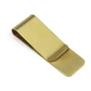 Metal Wallet Front Pocket Money Clip Stainless Steel Brass Pouch Man