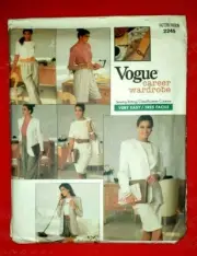 Vogue Pattern 2245 Misses' Jacket, Dress, Top, Shorts, Pants Size 12-14-16 - New