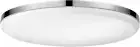 65584 LED Integrated Flush Mount Ceiling Light Fixture, Chrome Finish, Frosted S