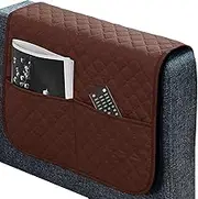 Sofa Armrest Organizer,Couch Armchair Caddy | Sturdy Waterproof Multipurpose Comfortable Non-Slip Recliner Side Pocket Storage For TV Remote, Phone, Book