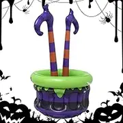 Inflatable Cooler – Witch Pot Shape Ice Bucket, Portable Large Beverage Tub | Outdoor Drink Holder for Halloween Birthday Beach Cocktail Parties Wine Restaurant Camping Commercial Use Event Table Deco