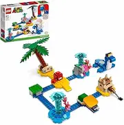 LEGO 71398 Super Mario Dorrie’s Beachfront Expansion Set, Buildable Game with Crab Figure, Toy for Kids 6 + Years Old