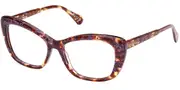 Max & Co. MO5143 055 Women’s Glasses Tortoiseshell Size 54 - Private Health Rebate - Blue Light Block Available