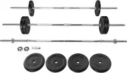 20kg Barbell Weight Plates, Barbells Weights Set Bumper Plate Strength...