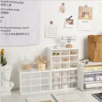 在飛比找momo購物網優惠-【Star 星】防塵九宮格小抽屜飾品收納盒(收納)