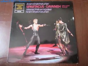 哈恰圖良 芭蕾舞劇斯巴達克斯 加雅涅組曲 德版 黑膠唱片LP一Yahoo壹號唱片