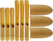 JOINPAYA Bamboo Wind Chime Tube Accessories 9pcs Set Wind Chime Bells DIY Parts Decorative Supplies