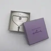 Hallmark Connections Love All The Little Moments Silver Tone Heart Bracelet NIB