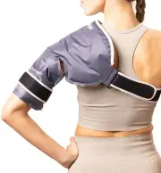 Magic Gel Shoulder Ice Pack Wrap - Reusable and Adjustable Arm Sling for Cold