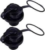 HANABASS 2 PCS Inflatable Boat Air Valve Replacement Kit Durable Screw Cap for Dinghy Kayak Portable Easy to Install for Quick Air Replacement