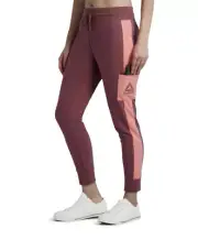 Reebok Womens Level Up Terry Jogger w/ Woven Side Pocket Wild Ginger Size XXXL