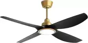 Ovlaim 52 Inch Solid Wood Ceiling Fans with Lights Remote 52 INCH, Light
