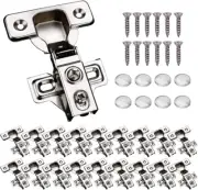 KONIGEEHRE 20 Pack Soft Close Cabinet Door Hinges for 1/2" Partial Overlay Cupbo