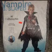 Vampire B. Slayed Child Sz 6 Costume Halloween Dress-up