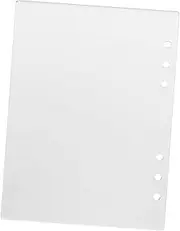 ARTIBETTER Elegant Minimalist Binder Notebook Planner Cover Frosted Acrylic Reusable for School Office Home