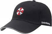 [MsLuLA] Anime Men Sports Baseball Cap Resident Evil Umbrella Corporation Embroidery Hat Snapback Hat for Men Boys Girls Adjustble