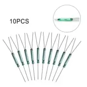 Compact Design 10PCS Glass Reed Switch Magnetic Induction Contact SPDT