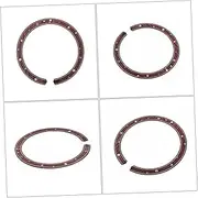 JOINPAYA Rosewood Guitar Sound Hole Rosette Decals 110mm Inlay Guitar Decals for Acoustic Guitars