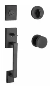 Baldwin SC.LAJxCON.CRR La Jolla Standard C Keyway Single Cylinder - Black